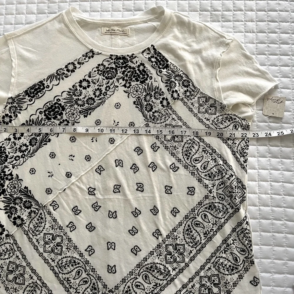 Free People Ivory Bandana Graphic Tee - Picture 10 of 13